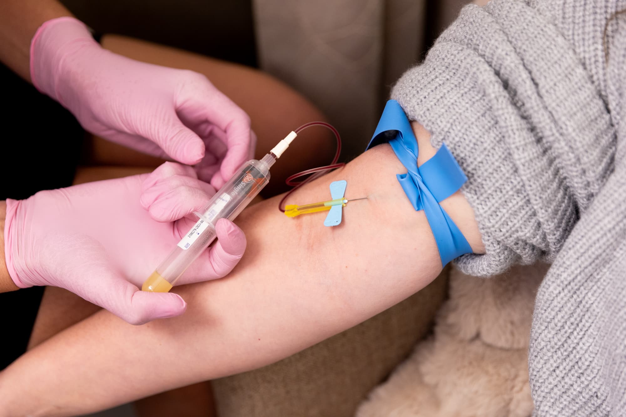 A gentle blood draw at The Sonography Studio